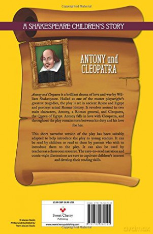 Antony and Cleopatra: A Shakespeare Children's Story (Easy Classics) (20 Shakespeare Children's Stories (Easy Classics)) - Macaw Books [KSIĄŻKA]