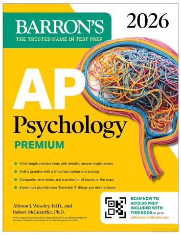 AP Psychology Premium, 2026: Prep Book with 3 Practice Tests + Comprehensive Review + Online Practice (Barron's AP Prep) - Allyson J. Weseley Ed.D. [KSIĄŻKA]