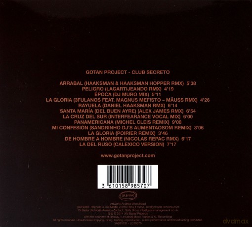 Gotan Project: Club Secreto [CD]