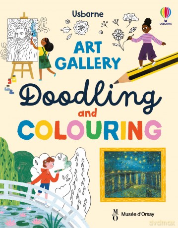 Art Gallery Doodling and Colouring (Art Activity Books) - Rosie Dickins [KSIĄŻKA]