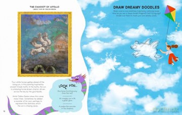 Art Gallery Doodling and Colouring (Art Activity Books) - Rosie Dickins [KSIĄŻKA]