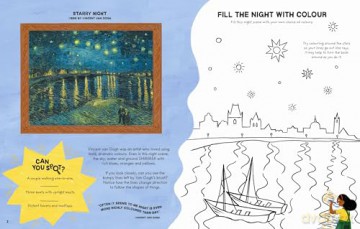 Art Gallery Doodling and Colouring (Art Activity Books) - Rosie Dickins [KSIĄŻKA]