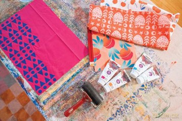 Art of Fabric Block Printing: An Illustrated Guide with 12 Playfully Modern Projects - Andria Green [KSIĄŻKA]