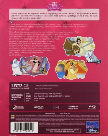 Pocahontas 2: Podróż do Nowego Świata (Disney) (Księżniczka) [Blu-Ray]