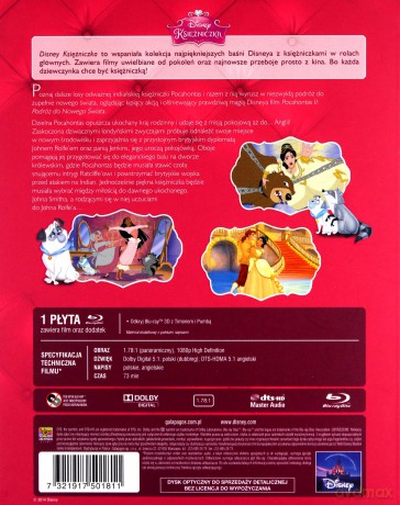 Pocahontas 2: Podróż do Nowego Świata (Disney) (Księżniczka) [Blu-Ray]
