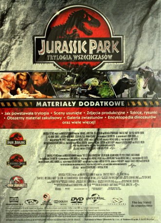 Park Jurajski Kolekcja (polski lektor) [3DVD]