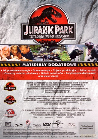 Park Jurajski Kolekcja (polski lektor) [3DVD]