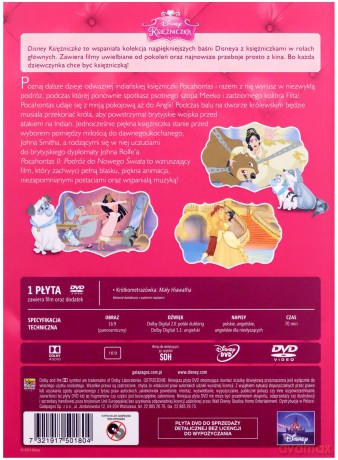 Pocahontas 2. Podróż do Nowego Świata (Disney) (Księżniczka) [DVD]