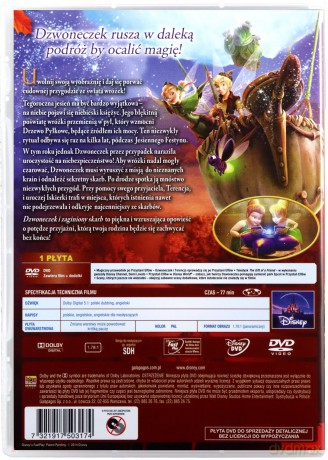 Dzwoneczek i zaginiony skarb [DVD]