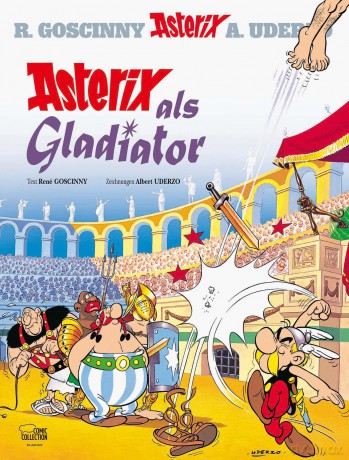Asterix in German: Asterix als Gladiator - René Goscinny [KOMIKS]