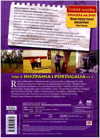 Moja przygoda z "Boso..." (Tom 9) Hiszpania, Portugalia 1 - Sławomir Makaruk (booklet) [DVD]