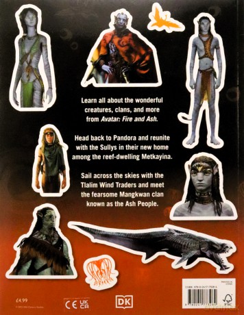 Avatar Fire and Ash Ultimate Sticker Book - Dk [KSIĄŻKA]