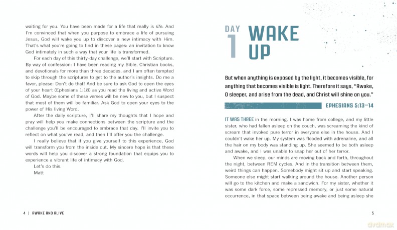 Awake and Alive: A 30-Day Challenge to Revive Your Faith (30 Daily Devotions) - The Perfect Christian New Year's Resolution Gift - Matt Chandler [KSIĄŻKA]