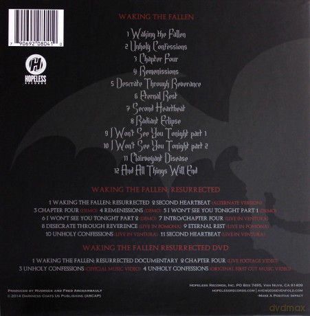 Avenged Sevenfold: Waking The Fallen Resurrected [4xWinyl]