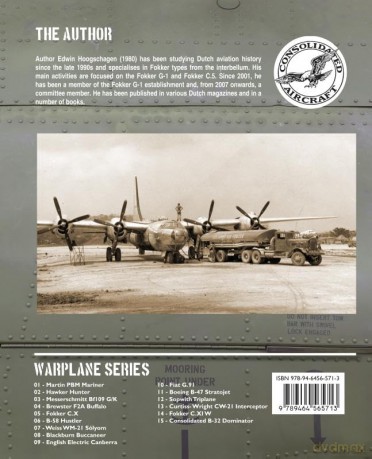 B-32 Dominator: Warplane No. 15 (Lanasta - Warplane) - Edwin Hoogschagen [KSIĄŻKA]