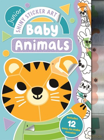 Baby Animals (Mosaic Sticker by Numbers for Toddlers) - Igloo Books Ltd [KSIĄŻKA]