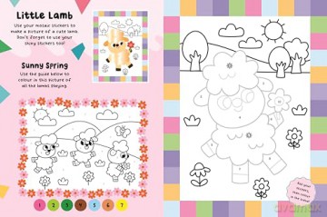 Baby Animals (Mosaic Sticker by Numbers for Toddlers) - Igloo Books Ltd [KSIĄŻKA]