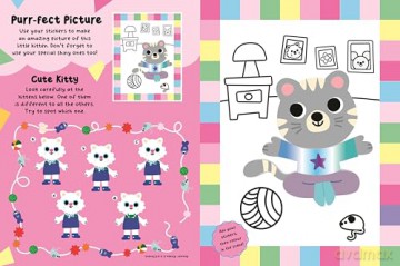 Baby Animals (Mosaic Sticker by Numbers for Toddlers) - Igloo Books Ltd [KSIĄŻKA]