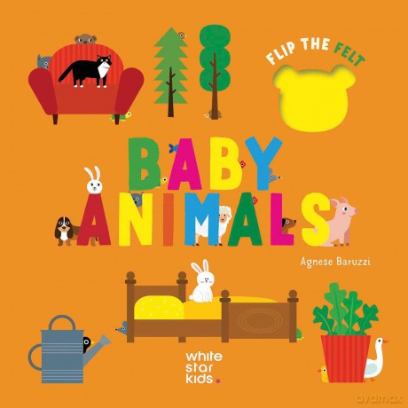 Baby Animals: Flip the Felt: 3 - Agnese Baruzzi [KSIĄŻKA]