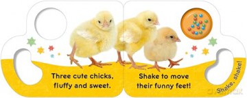 Baby Farm: A fun shaped book that babies can shake and rattle! (Little Shaker, 2) - Priddy Books [KSIĄŻKA]