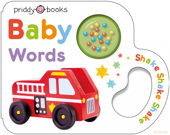 Baby Words: A fun shaped book that babies can shake and rattle! (Little Shaker, 1) - Roger Priddy [KSIĄŻKA]