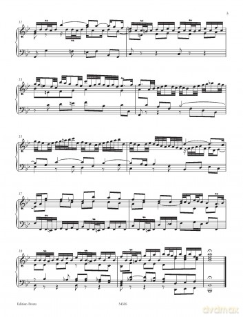 Bach: Six Partitas BWV 825-830 (Piano Solo) (EP11518) - Johann Sebastian Bach [KSIĄŻKA]
