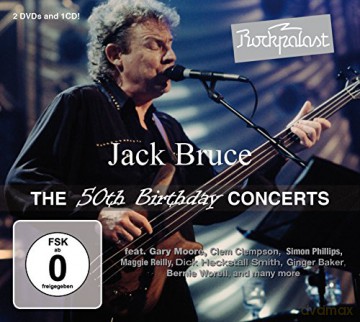 Jack Bruce: Rockpalast The 50th Birthday Concerts [CD]+[2DVD]