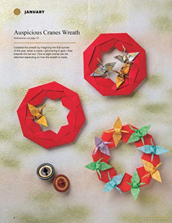Beautiful Origami Paper Wreaths: Handmade Japanese Decorations for Every Occasion (Tuttle Specials) - Noriko Nagata [KSIĄŻKA]