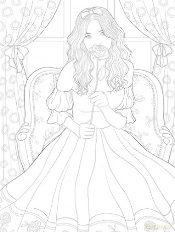 Beauty, Bows, and Lace: Color the Coquette Aesthetic (Adult Coloring) - Paule Ledesma [KSIĄŻKA]