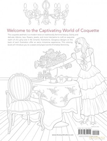 Beauty, Bows, and Lace: Color the Coquette Aesthetic (Adult Coloring) - Paule Ledesma [KSIĄŻKA]