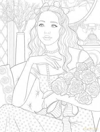 Beauty, Bows, and Lace: Color the Coquette Aesthetic (Adult Coloring) - Paule Ledesma [KSIĄŻKA]