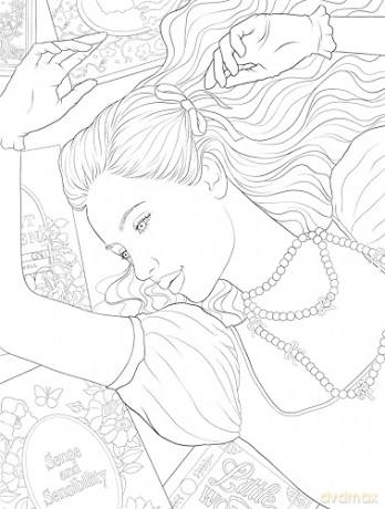 Beauty, Bows, and Lace: Color the Coquette Aesthetic (Adult Coloring) - Paule Ledesma [KSIĄŻKA]