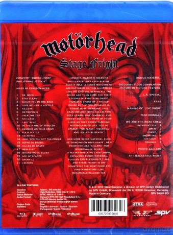 Motorhead: Stage Fright Br [Blu-Ray]