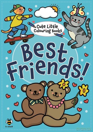 Best Friends! (Cute Little Colouring Books) - Clare Beaton [KSIĄŻKA]
