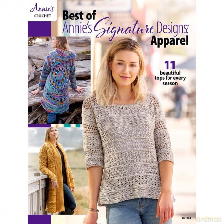 Best of Annie's Signature Designs: Apparel: 11 beautiful tops for every season - Annie's Crochet [KSIĄŻKA]
