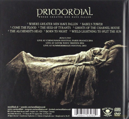 Primordial: Where Greater Men Have Fallen (Limited Edition) [CD]+[DVD]
