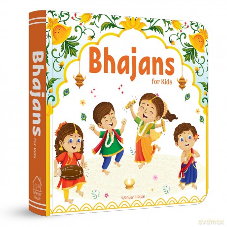Bhajans For Kids - Illustrated Prayer Book: Illustrated Prayer Book, Bhajans in Three Languages for Easy Understanding (Illustrated Prayer Books) - Prakash Books [KSIĄŻKA]