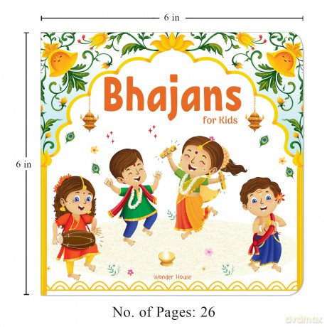 Bhajans For Kids - Illustrated Prayer Book: Illustrated Prayer Book, Bhajans in Three Languages for Easy Understanding (Illustrated Prayer Books) - Prakash Books [KSIĄŻKA]