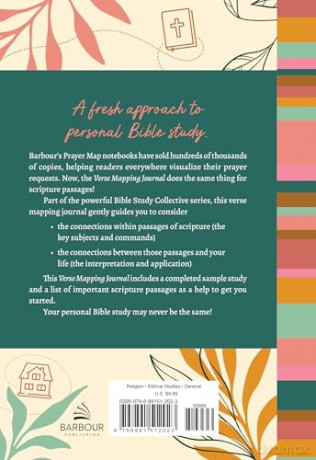 Bible Study Collective: Verse Mapping Journal: A Visual Bible Study Guide - Compiled by Barbour Staff [KSIĄŻKA]