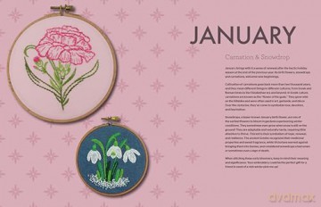 Birth Flower Embroidery: A Month-by-Month Celebration of Floral Embroidery - Amy L. Frazer [KSIĄŻKA]