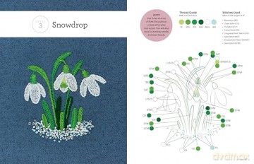 Birth Flower Embroidery: A Month-by-Month Celebration of Floral Embroidery - Amy L. Frazer [KSIĄŻKA]