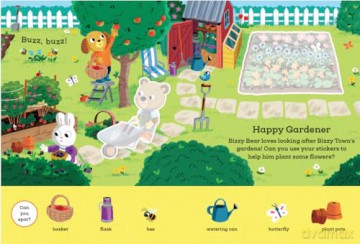 Bizzy Bear My First Sticker Book: Busy Jobs: with 40 big stickers for little hands! - Benji Davies [KSIĄŻKA]