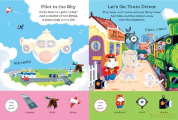 Bizzy Bear My First Sticker Book: Busy Jobs: with 40 big stickers for little hands! - Benji Davies [KSIĄŻKA]