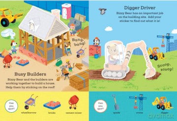 Bizzy Bear My First Sticker Book: Busy Jobs: with 40 big stickers for little hands! - Benji Davies [KSIĄŻKA]
