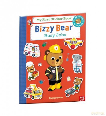 Bizzy Bear My First Sticker Book: Busy Jobs: with 40 big stickers for little hands! - Benji Davies [KSIĄŻKA]
