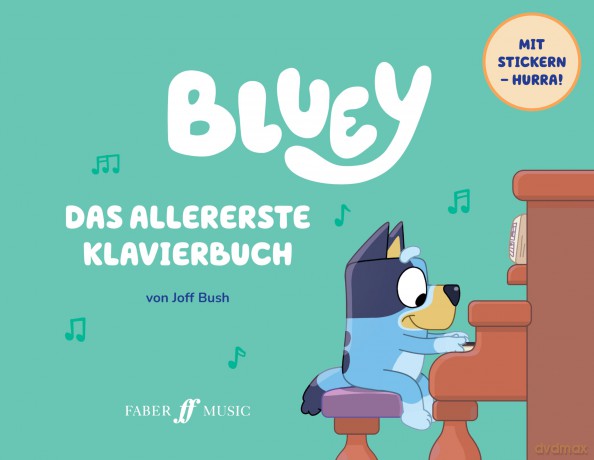 Bluey: Das allererste Klavierbuch - Joff Bush [KSIĄŻKA]