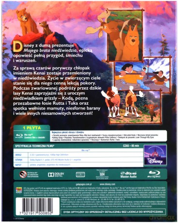 Mój Brat Niedźwiedź [Blu-Ray]
