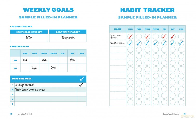 Bored of Lunch: Meal Planner: Plan your meals. Stay on budget. Track your calories. From the bestselling phenomenon - Nathan Anthony [KSIĄŻKA]