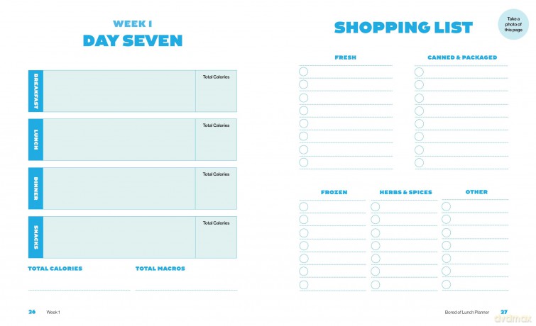 Bored of Lunch: Meal Planner: Plan your meals. Stay on budget. Track your calories. From the bestselling phenomenon - Nathan Anthony [KSIĄŻKA]