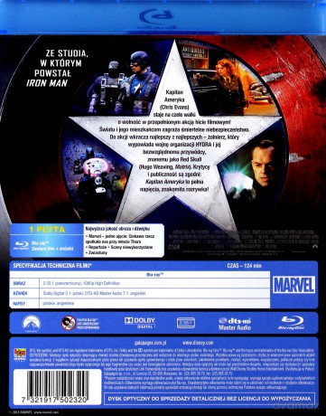Kapitan Ameryka: Pierwsze starcie [Blu-Ray]